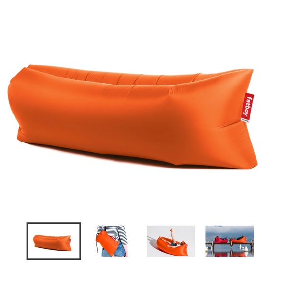 Lamzac the Original 1.0 Air Inflatable Lounge Chair - Orange - Fatbot - Picture 2 of 5